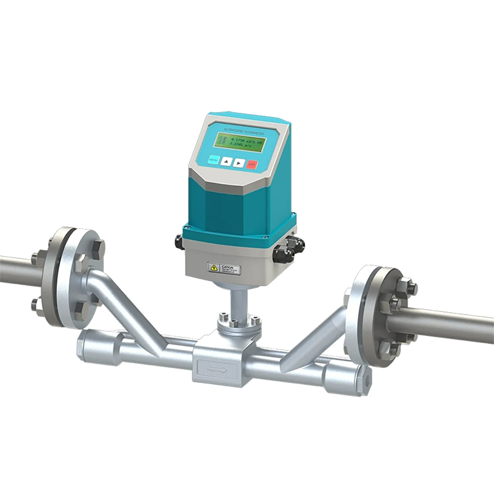 π type pipe segment ultrasonic flowmeter